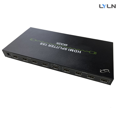 4K X 2K HDMI Signal Splitter 20m Long Distance Transmission 8 Output